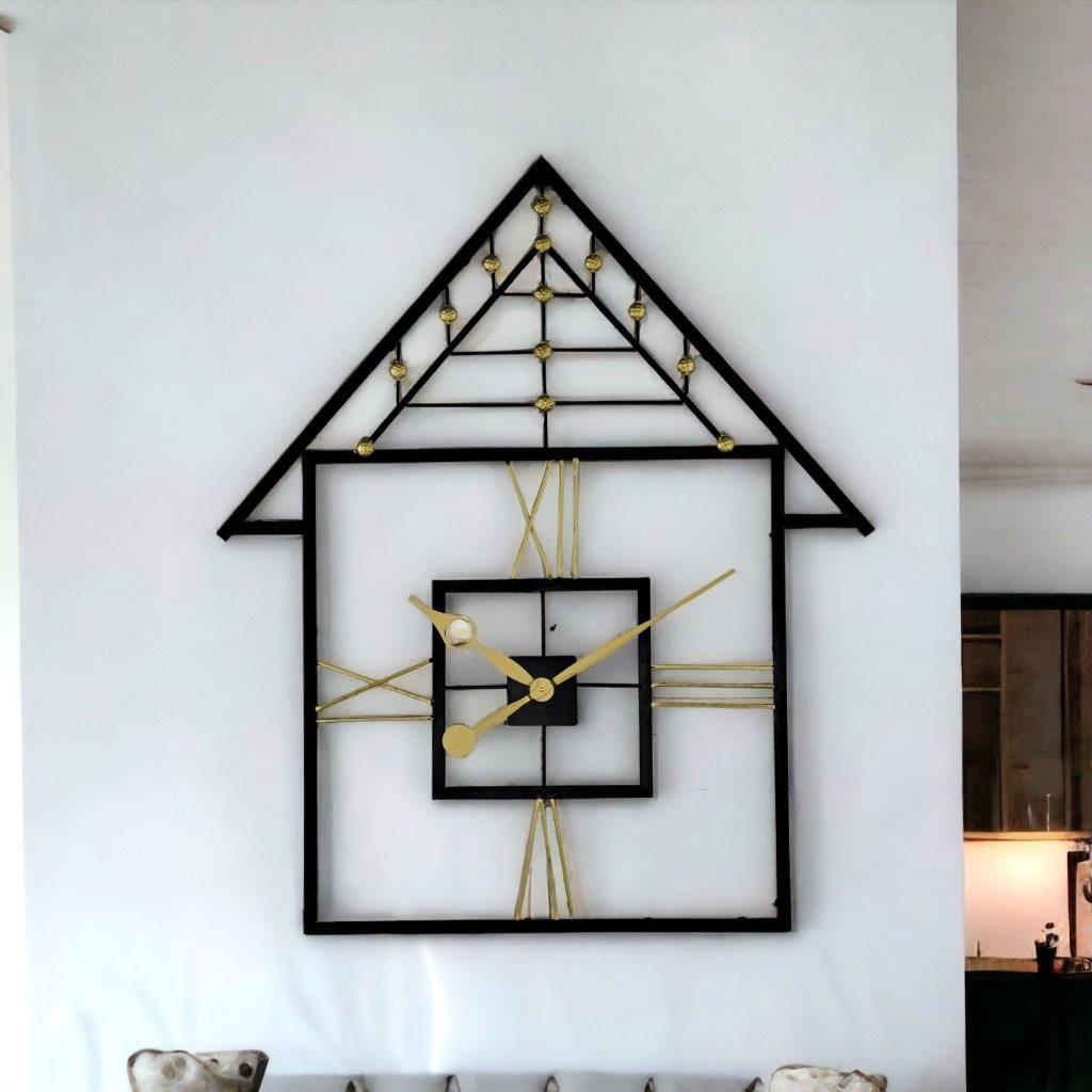 Roopcasa Iron Hand Crafted Wall Clock