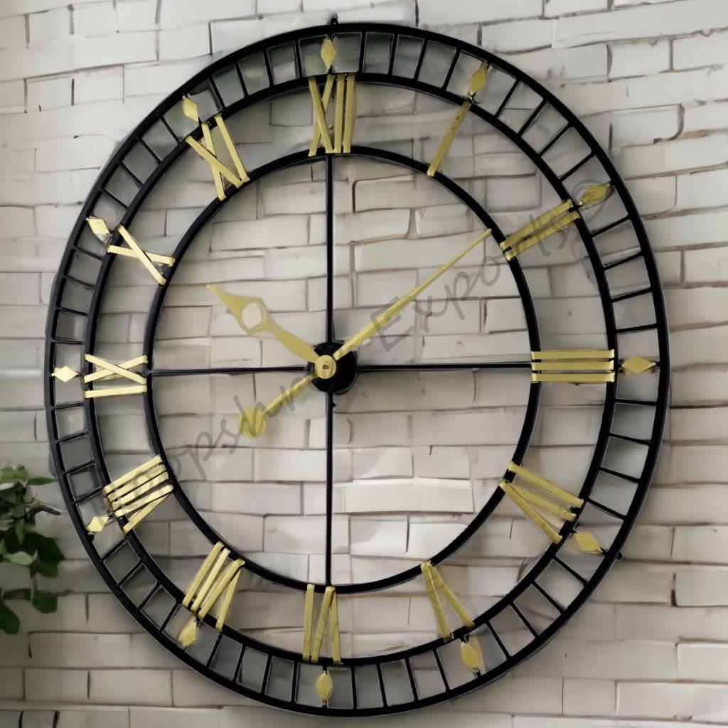 Roopcasa Vintage Clock Large Size Wall Clock 5x5 Feet