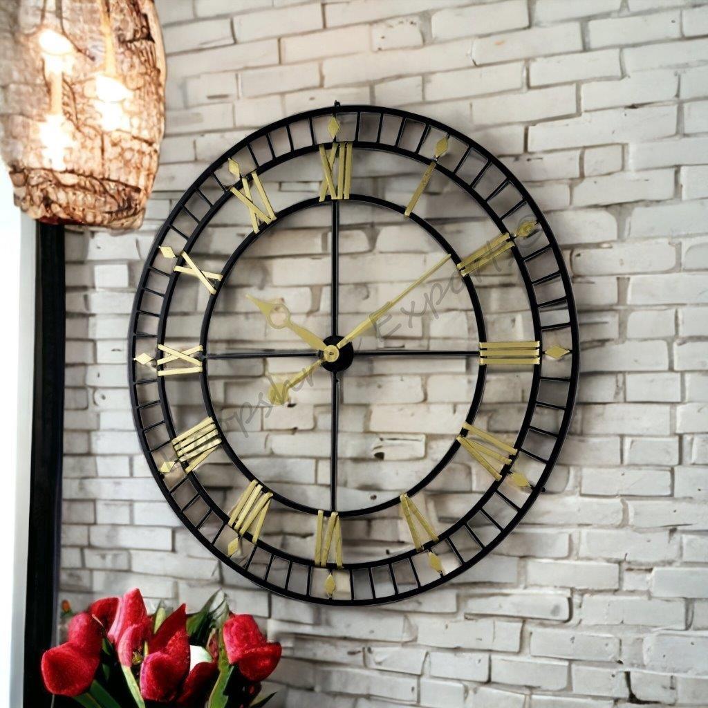 Roopcasa Vintage Clock Large Size Wall Clock 5x5 Feet
