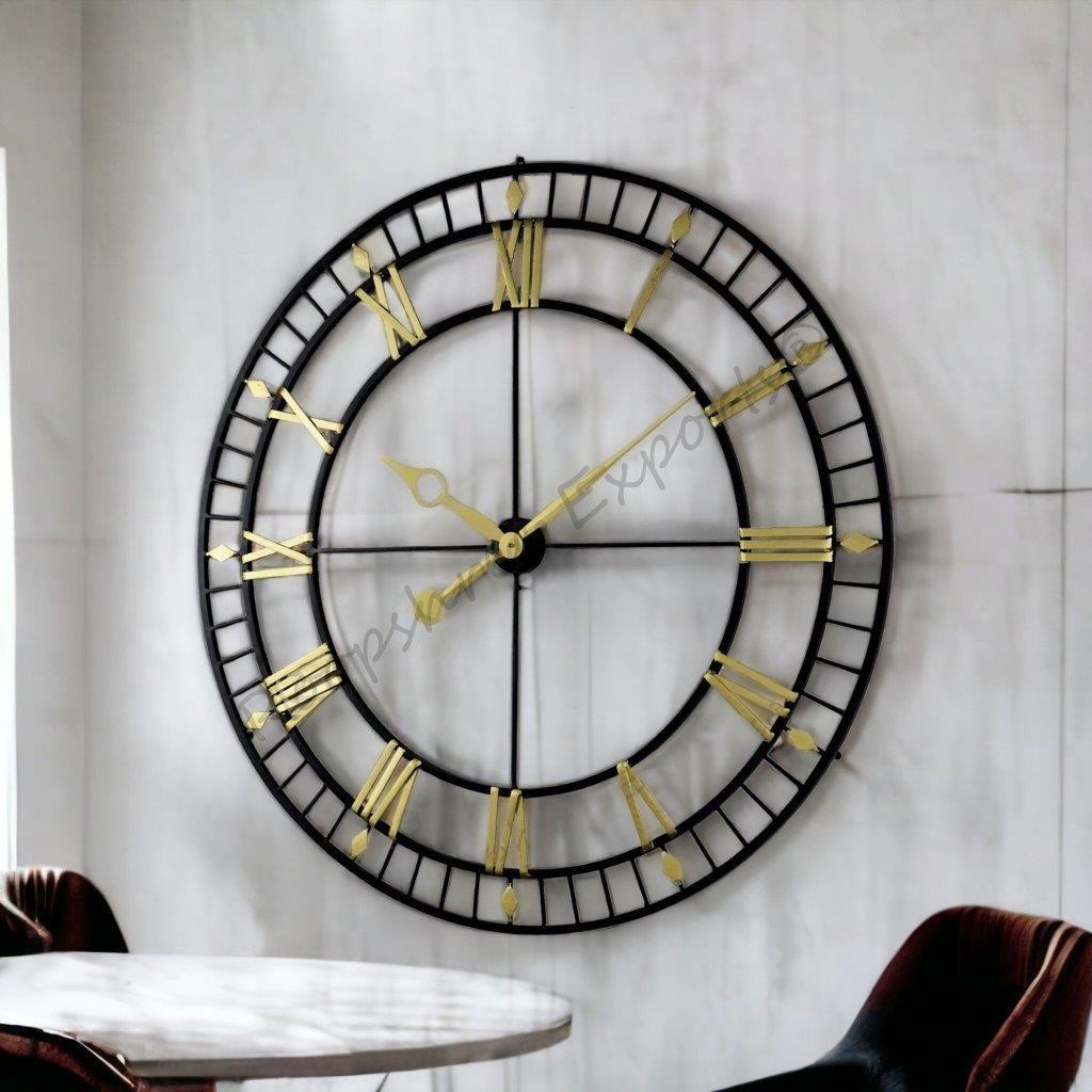 Roopcasa Vintage Clock Large Size Wall Clock 5x5 Feet